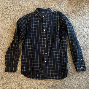 Ralph Lauren Men's Navy Checkered Shirt